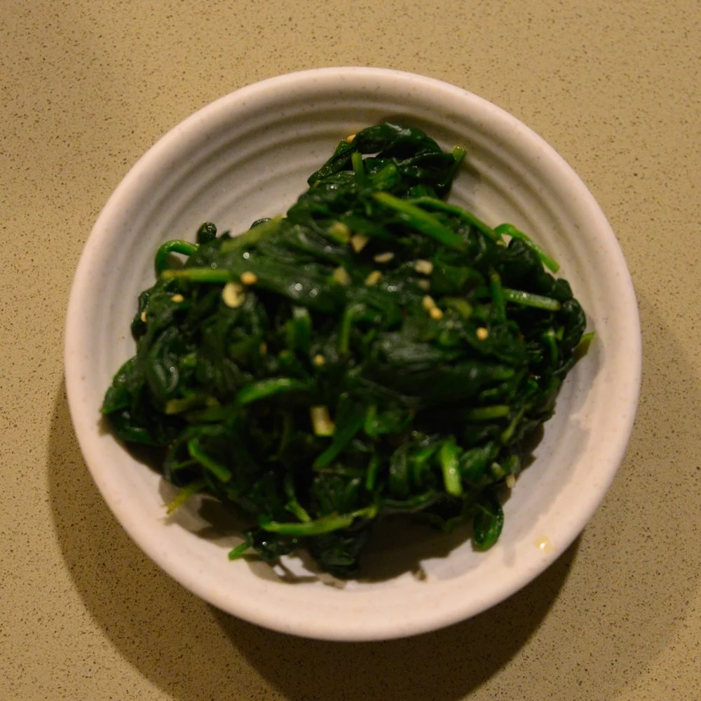 Korean Spinach Banchan