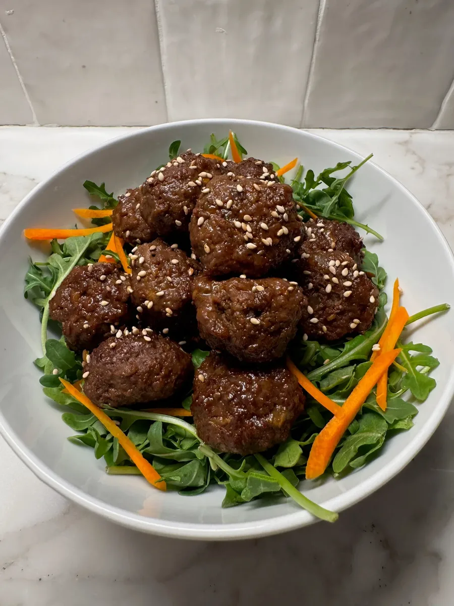Korean Bulgogi Meatballs