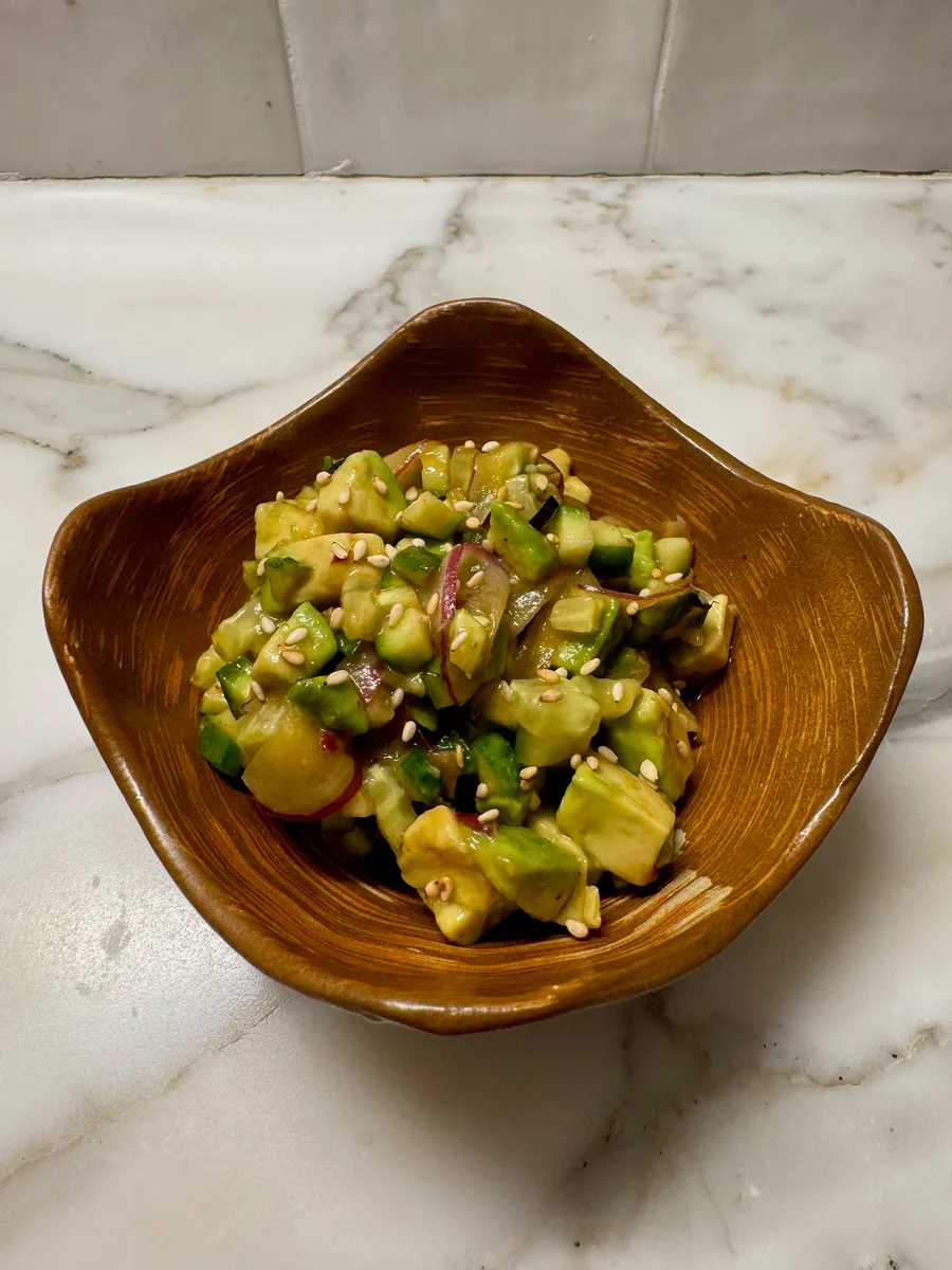 Korean Avocado Salad